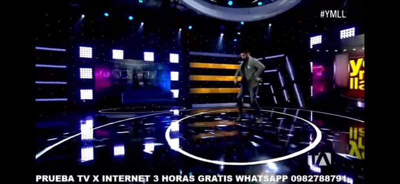 Ronald Farina bailando salsa choke