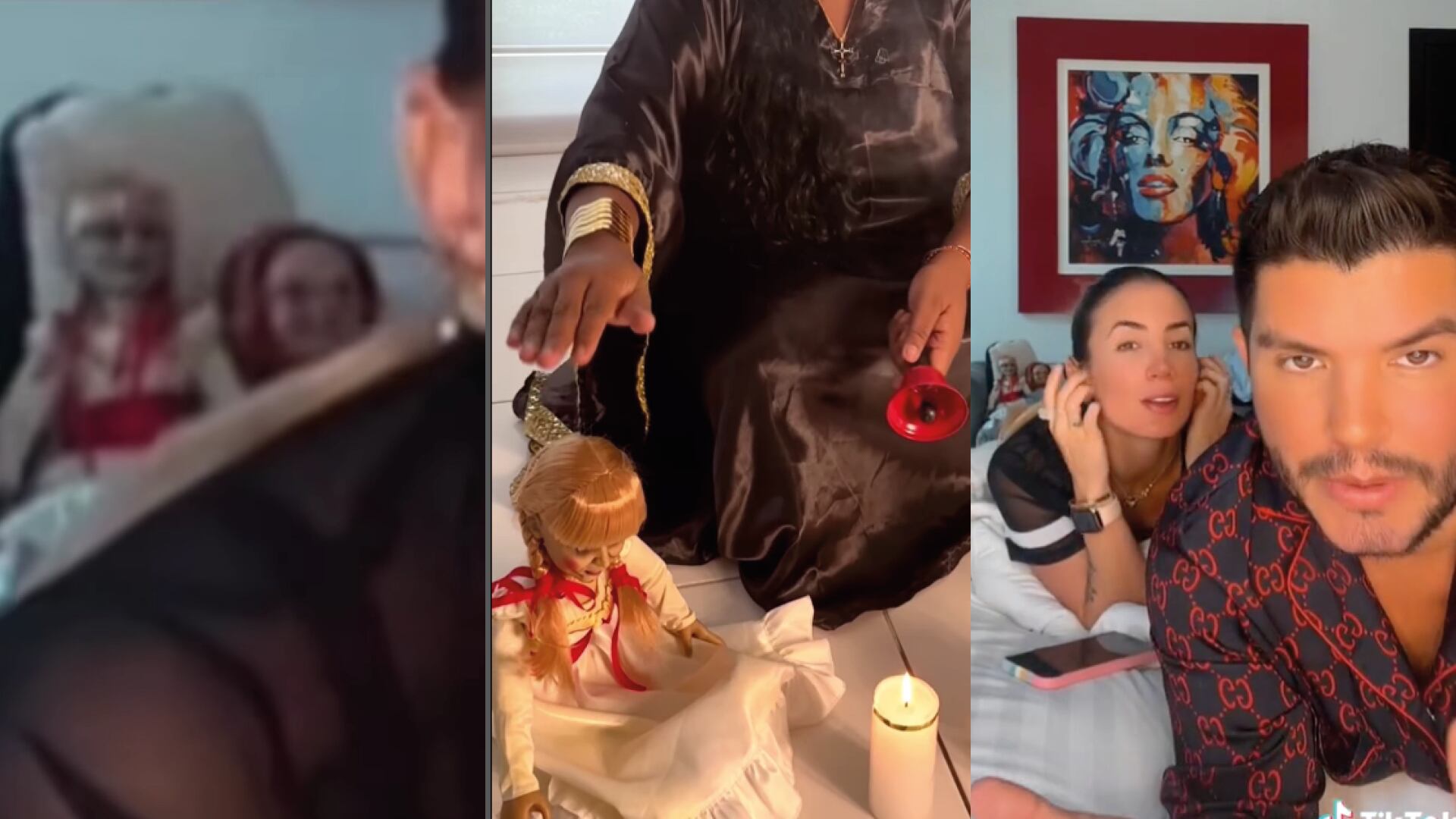Mauricio Herrera tiene una muñeca Annabelle en su casa
