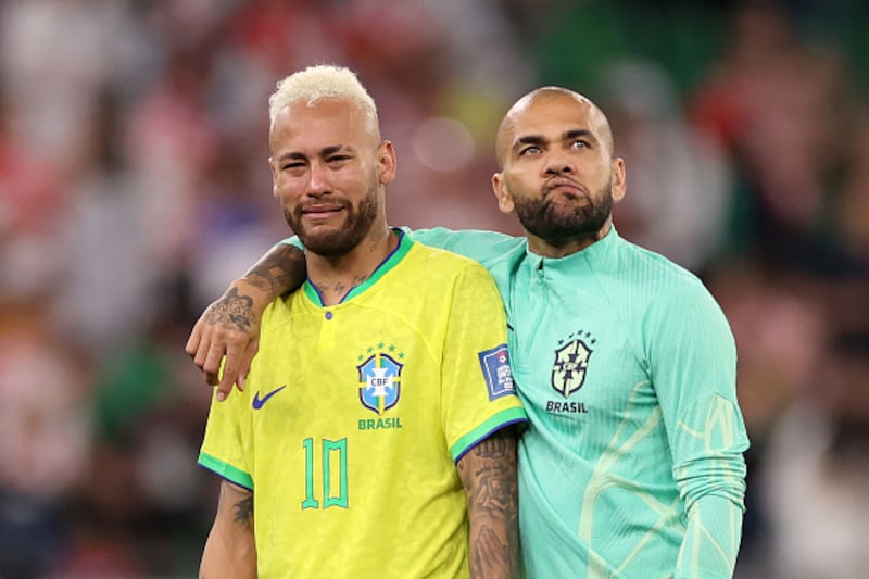 Dani Alves y Neymar