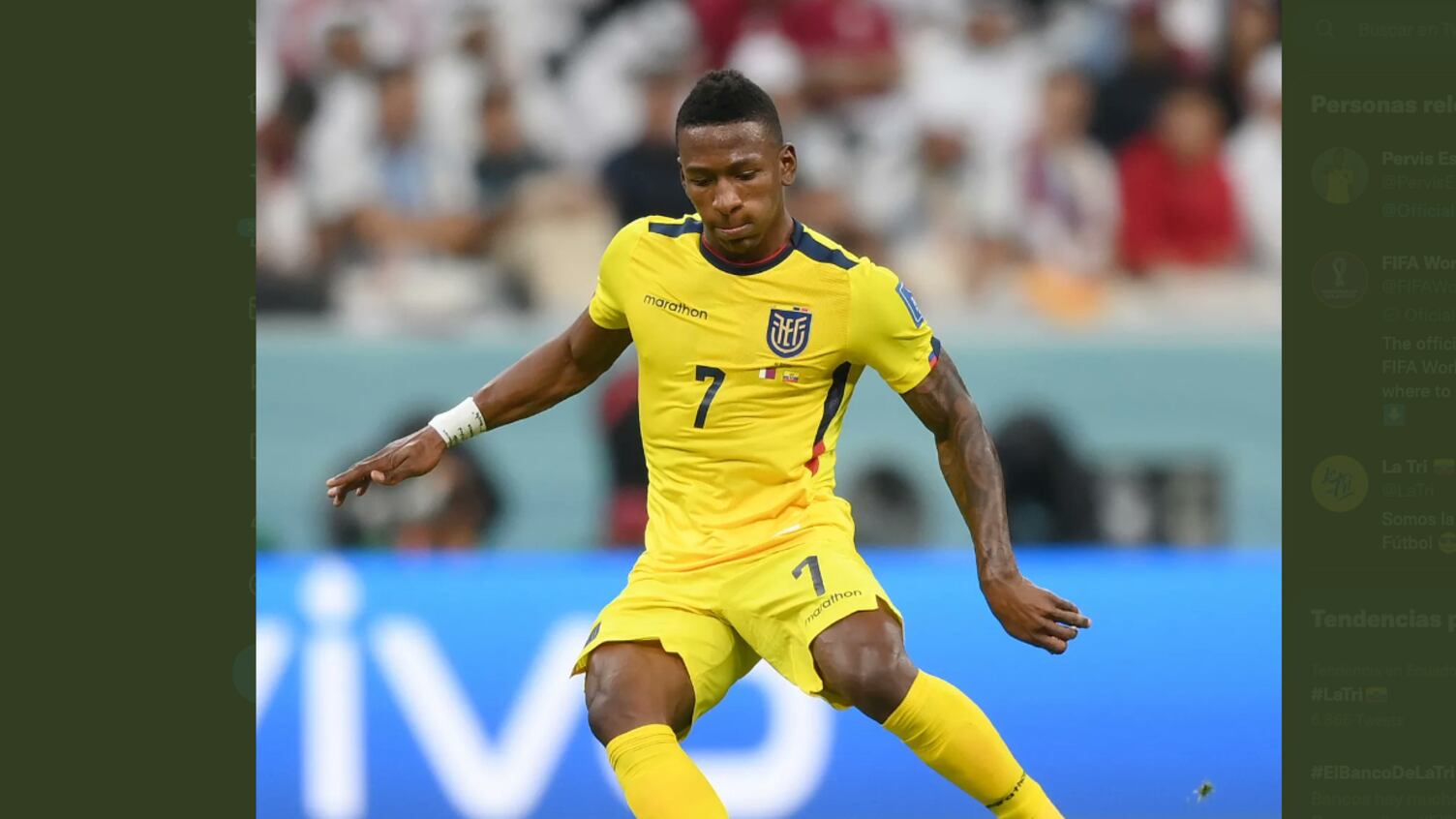 Lo que significa la rara pulsera de Pervis Estupiñán que usa en el Mundial de Qatar 2022