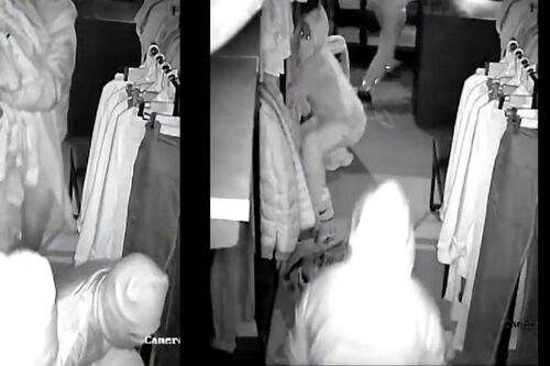 Quito: Rompieron la puerta metálica de un local en la Shyris y se llevaron 40 mil dólares en mercadería