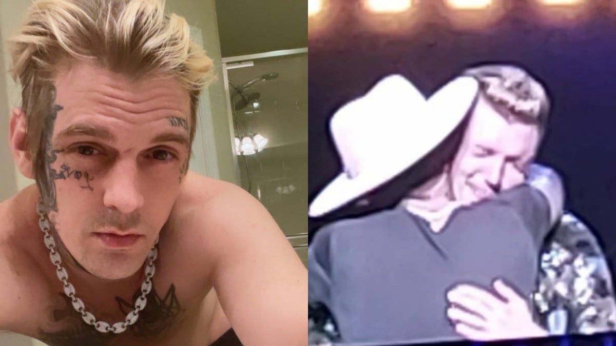 Nick Carter no pudo contener el sentimiento por la pérdida de su hermano Aaron.