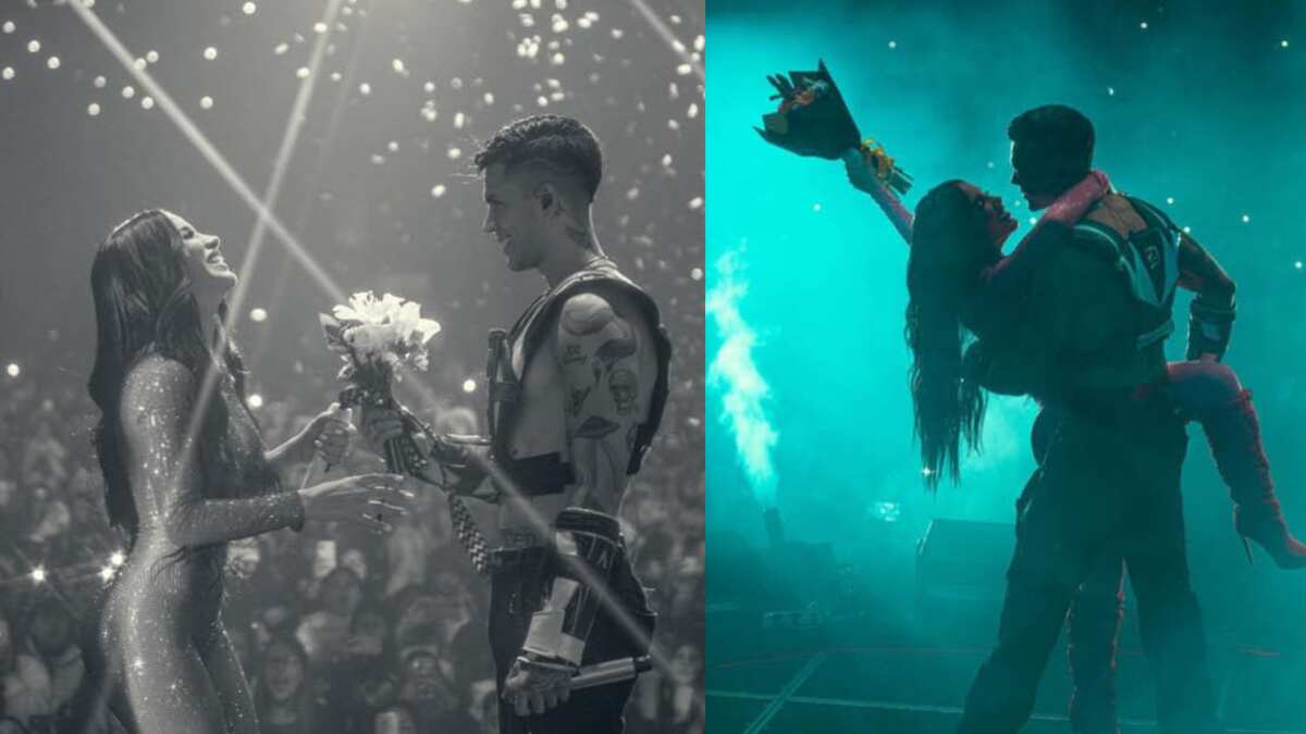 Kimberly Loaiza y JD Pantoja