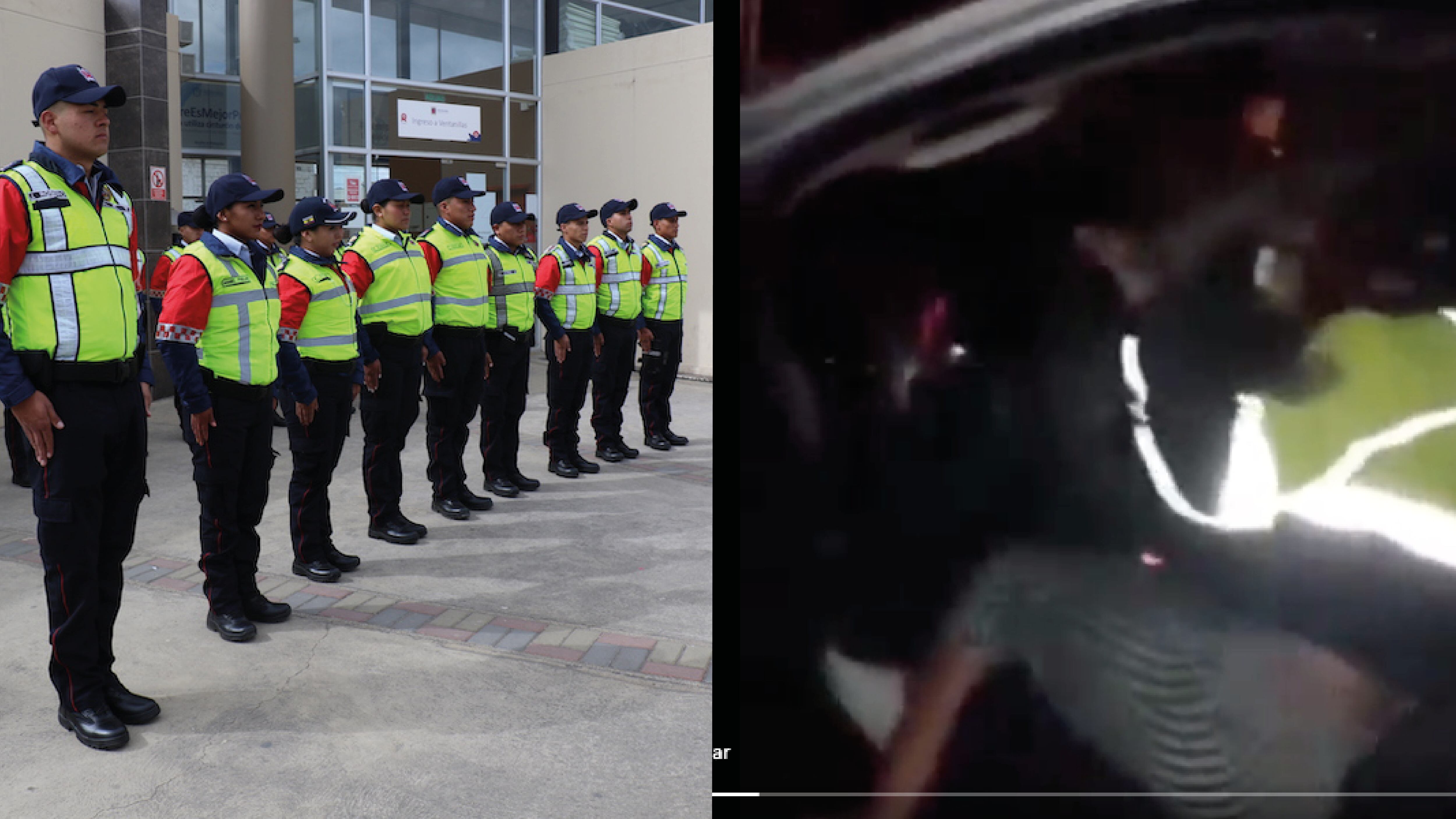 Captan en video a supuestos agentes libando en camioneta municipal de Riobamba