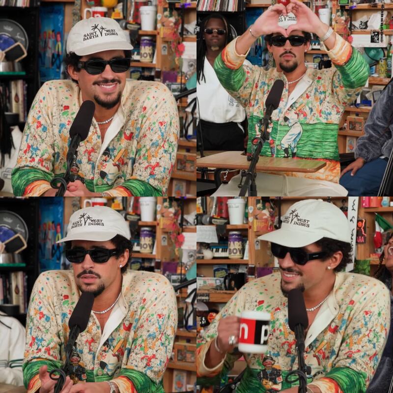 Tiny Desk de Bad Bunny.