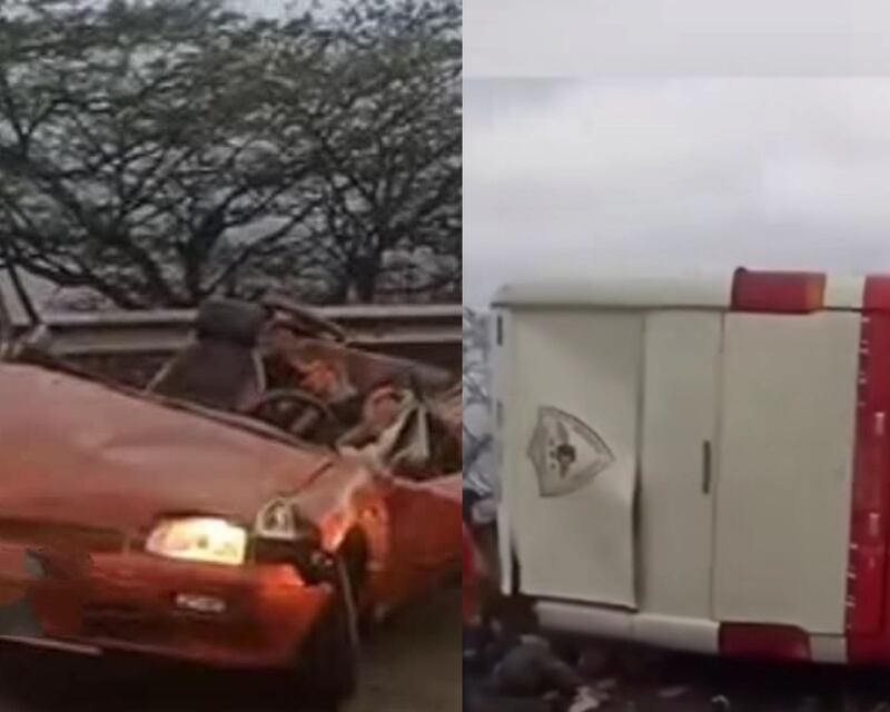 Accidente en la vía Loja – Catamayo