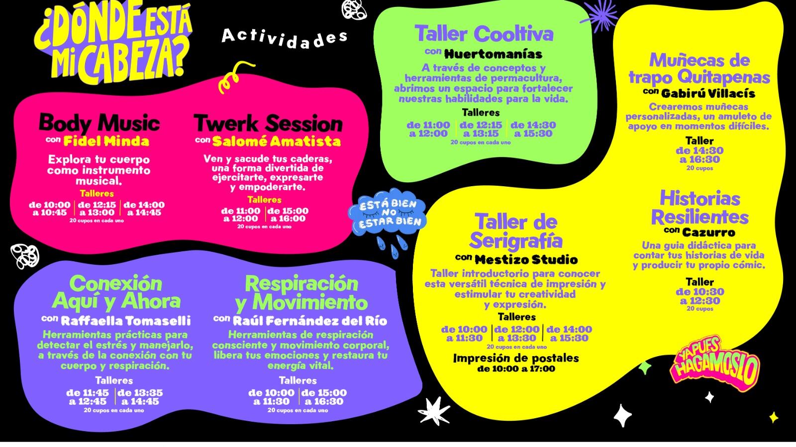 Festival gratuito en Quito: ¿Dónde está mi cabeza?