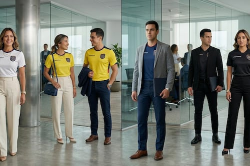 ¿Cómo usar la camiseta de Ecuador en la oficina? 10 looks para apoyar a La Tri con estilo durante el Mundial