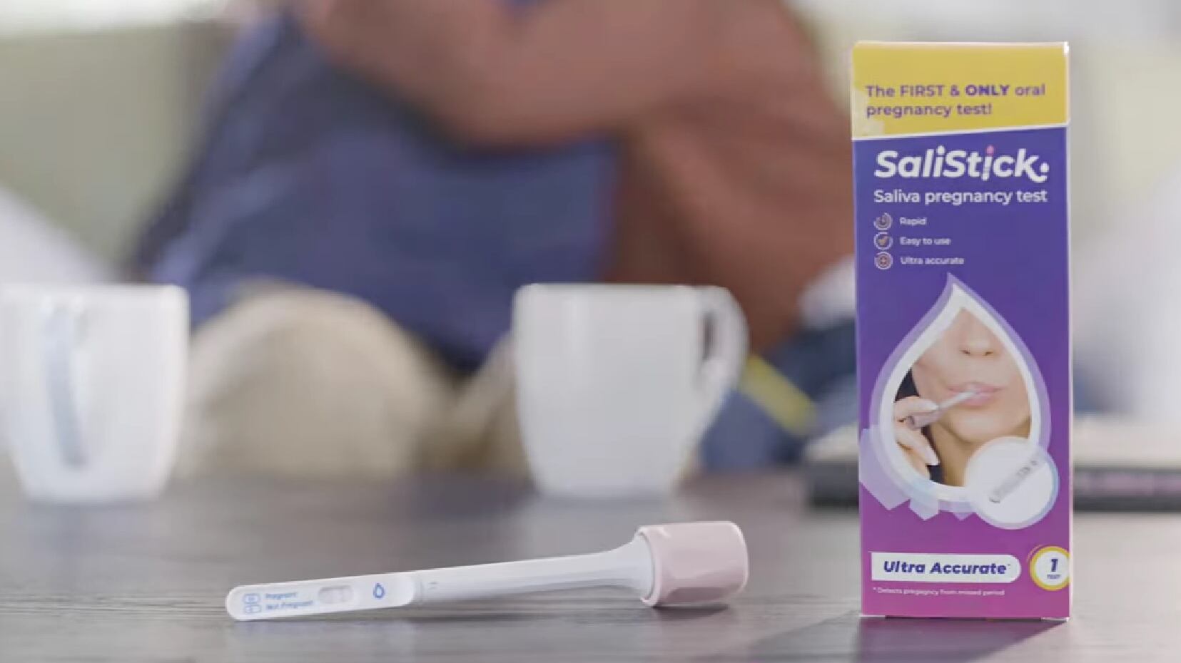 SaliStick promete detectar en 15 minutos mediante una gota de saliva si se está o no embarazada.