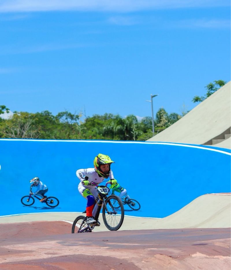Juan Carlos Parra, el prodigio ecuatoriano del BMX con solo 7 años.