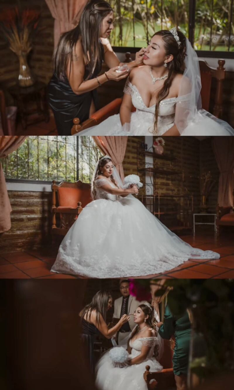 Fotos de la 'Novia del Carnaval'.