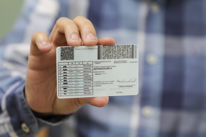 Licencias de conducir en Ecuador