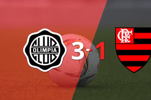 Con un marcador 3 a 1, Olimpia derrotó a Flamengo y quedó en ‘cuartos’ de la Libertadores