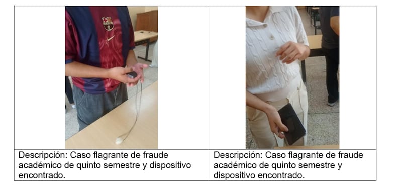 Encuentran celulares, micrófonos y chats activos durante examen en la Facultad de Medicina de la U. Central