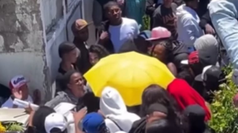 Pelea en Funeral por un Amor Compartido