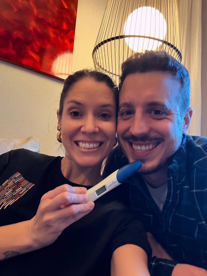 Carolina Sánchez está embarazada