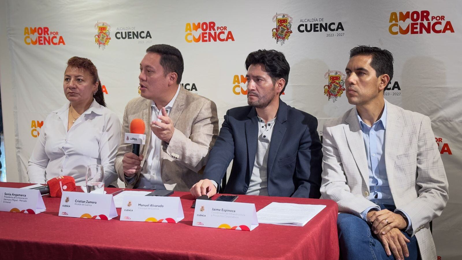 Cristian Zamora, alcalde de Cuenca