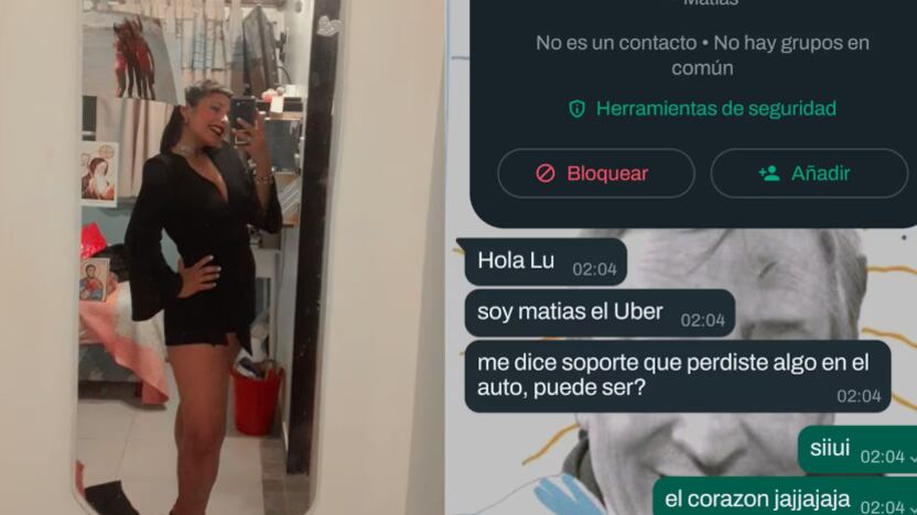 A una joven le gustó su conductor de Uber y tomó una decisión que se volvió viral en redes sociales