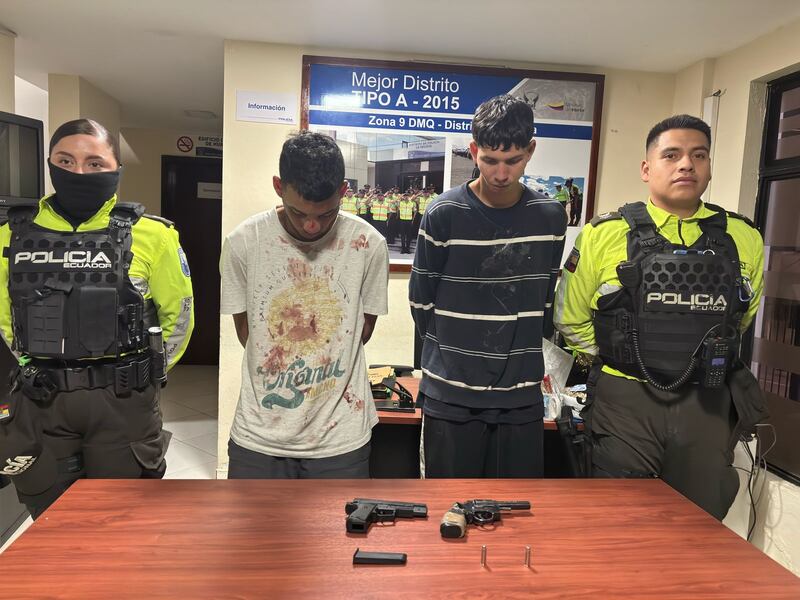 Frustran robo a taxista al norte de Quito.