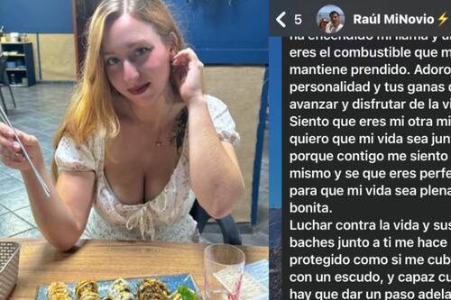 Su novio le envió un mensaje de amor por WhatsApp pero un detalle del texto la molestó