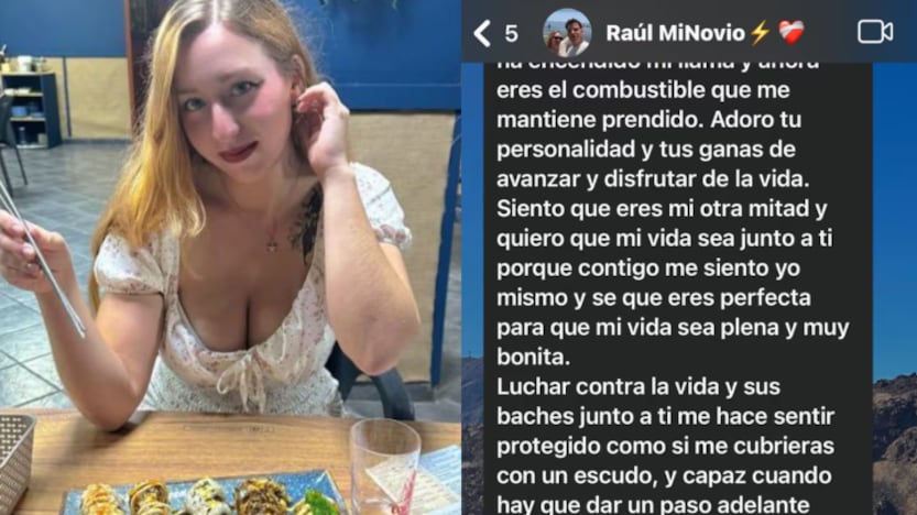 Su novio le envió un mensaje de amor por WhatsApp pero un detalle del texto la molestó