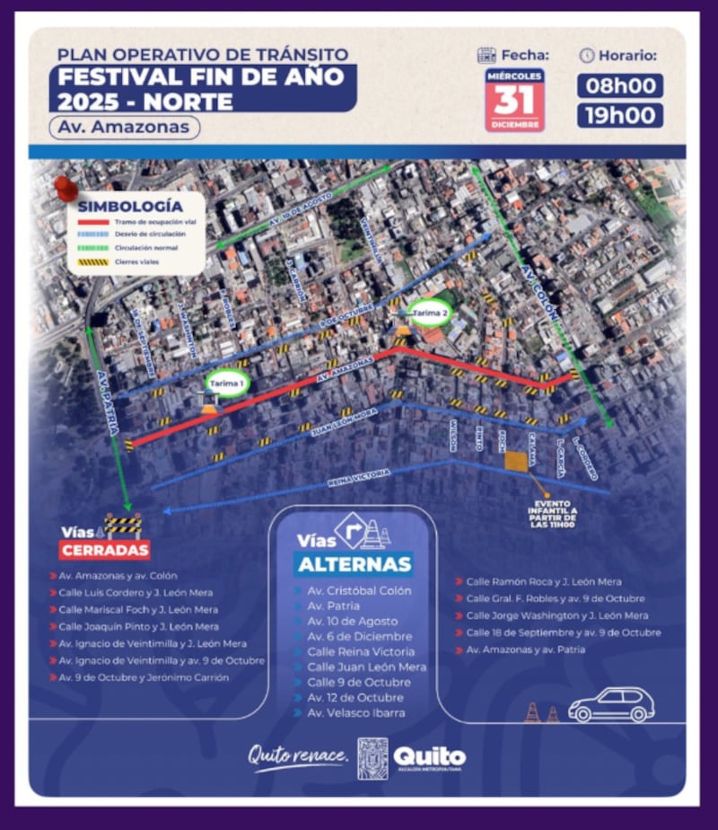 Festival Fin de Año 2025 - Norte - Fuente: AMT