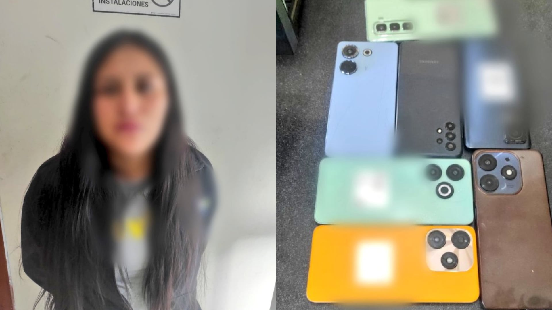 Sargento detuvo a arranchadora de celulares mientras iba a su trabajo en el sur. de Quito