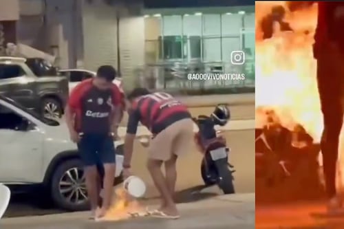 Lo que comenzó como burla terminó en tragedia: así se incendiaron dos hinchas