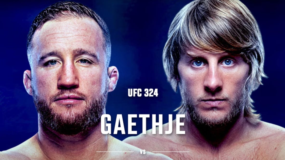 Justin Gaethje vs Paddy Pimblett en UFC 324.