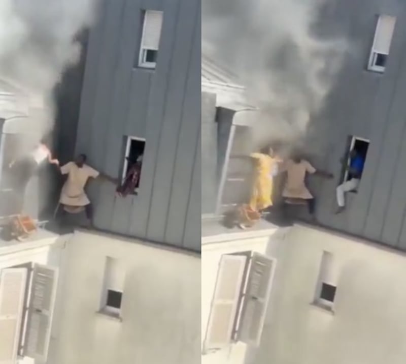 Hombre arriesga su vida para rescatar cuatro niños y dos madres en edificio en llamas en París