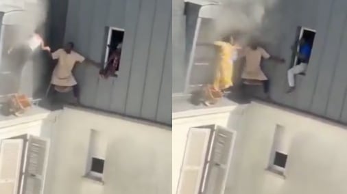 Hombre arriesga su vida para rescatar cuatro niños y dos madres en edificio en llamas en París