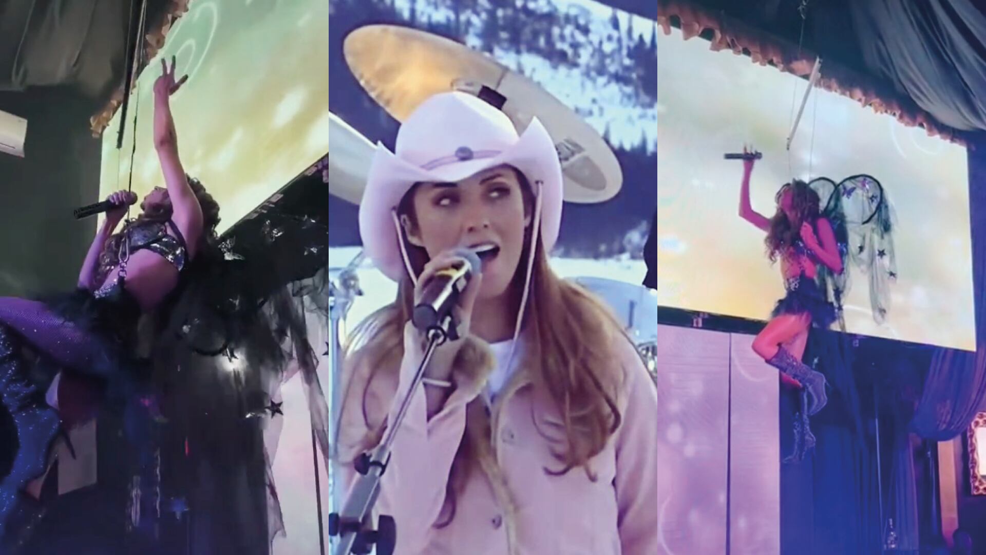 Se cayó mientras interpretaba el insuperable éxito 'Sálvame'