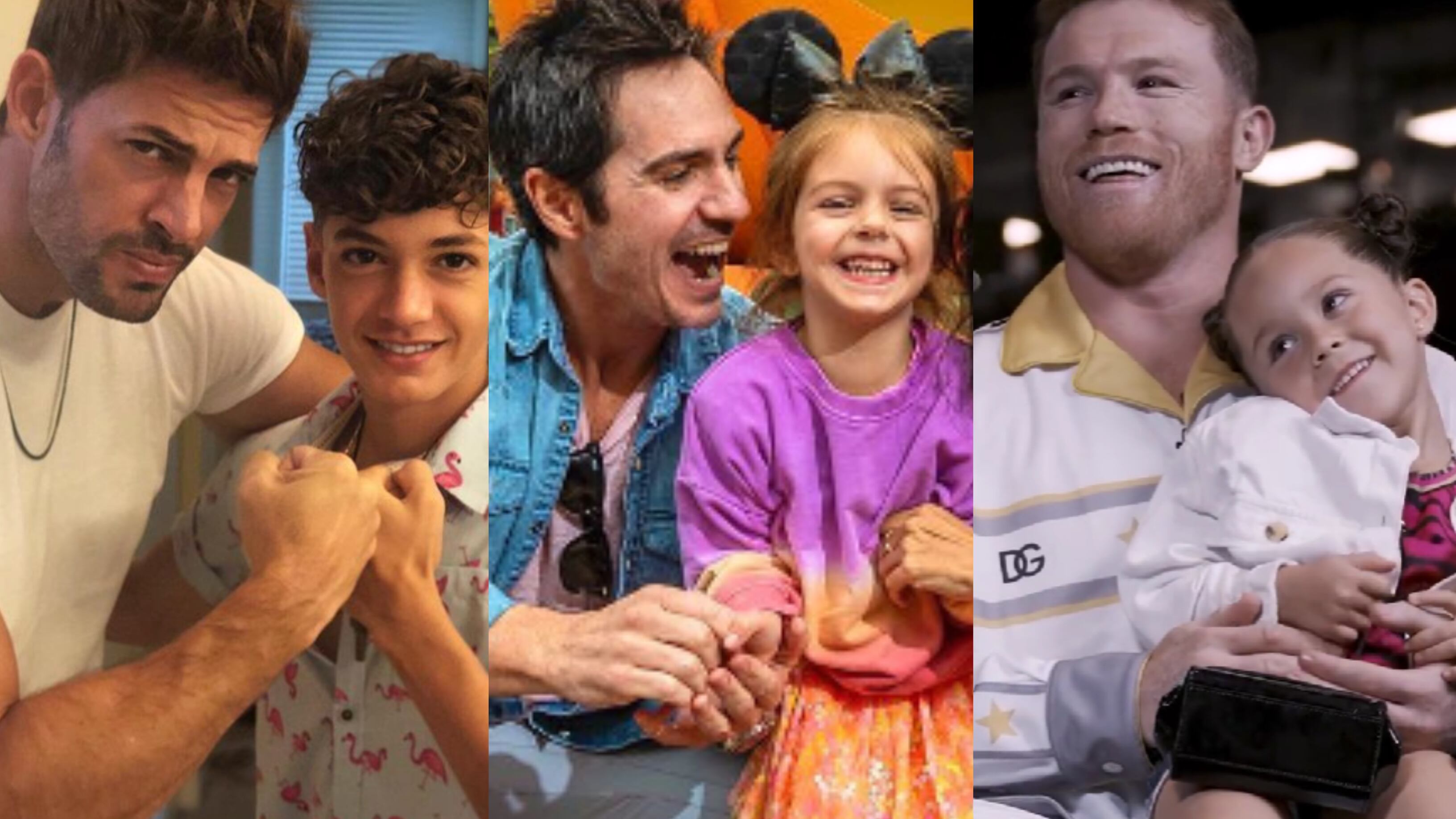 Mauricio Ochmann, William Levy, El Canelo han buscado ser buenos guías para sus hijos