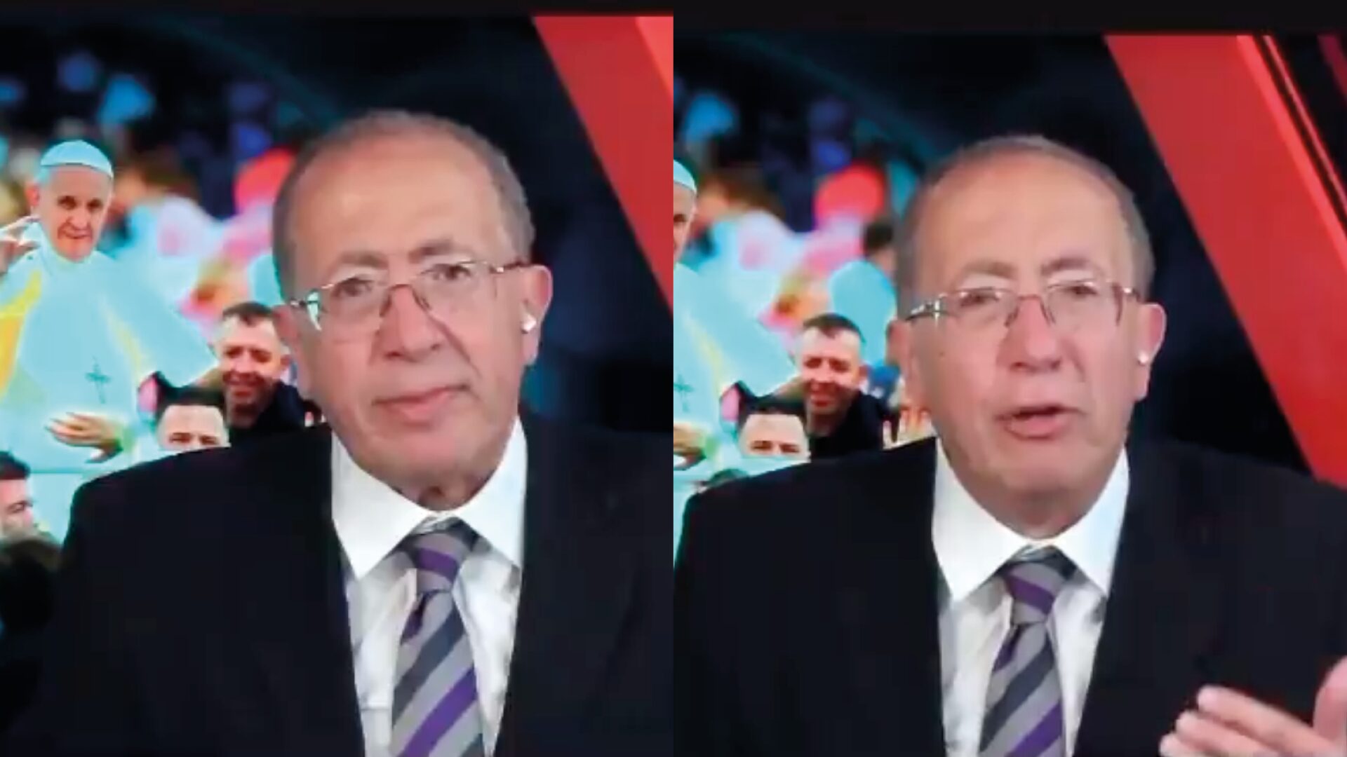 La emotiva reacción de José Levy, de CNN, al anunciar la muerte del Papa Francisco