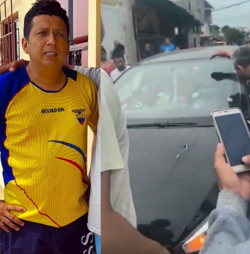 La Policía Nacional busca un vehículo blanco implicado en el ataque contra los influencers.
