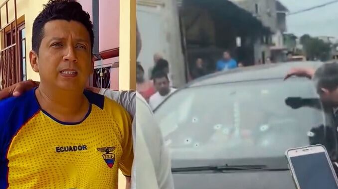 La Policía Nacional busca un vehículo blanco implicado en el ataque contra los influencers.