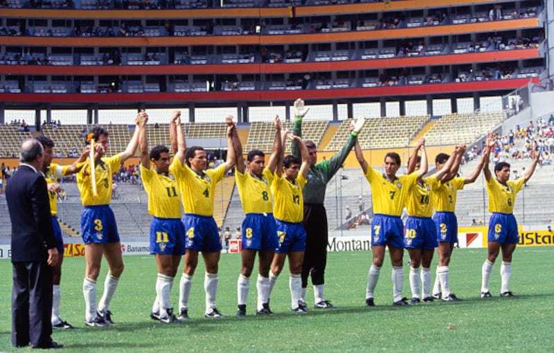 Selección de Brasil en 1993.