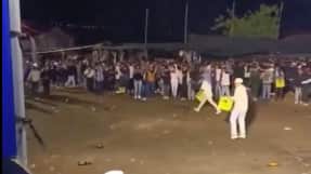 Batalla campal se registró en feriado.