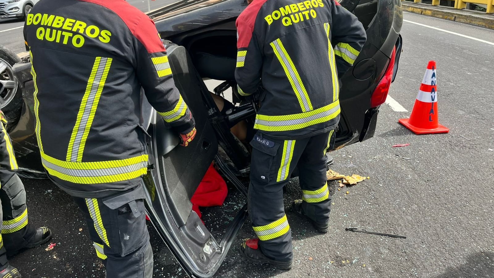 Accidente en Guayllabamba