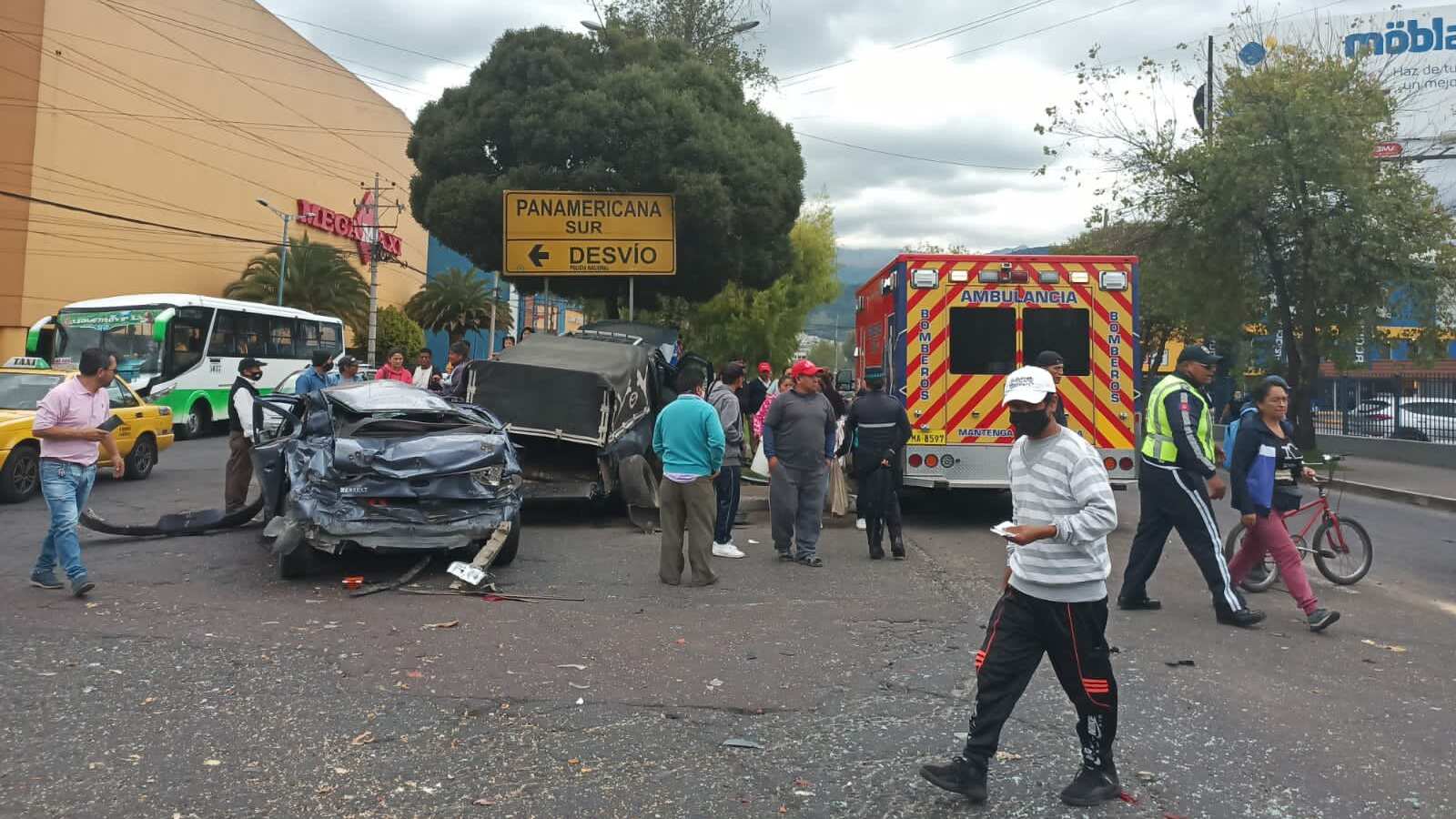 Dos vehículos involucrados