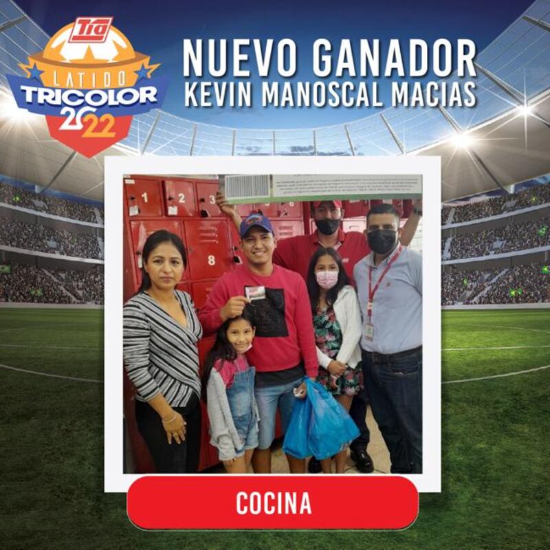Kevin Manoscal, Ganador de la cocina en Tía