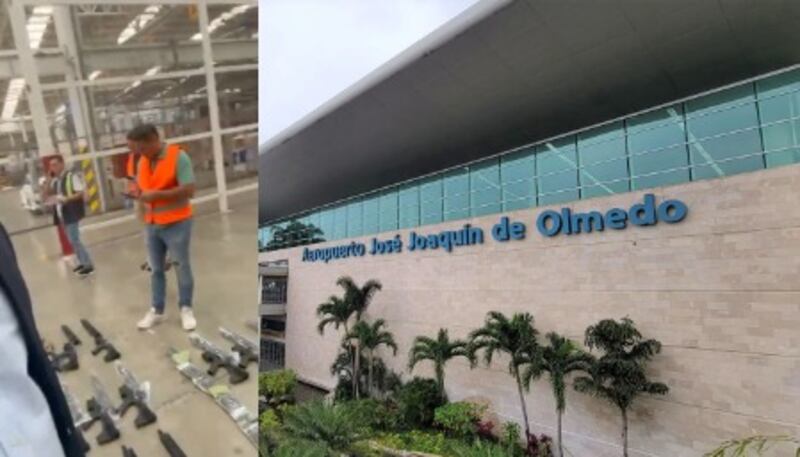 Armamento camuflado en envío courier desde Miami