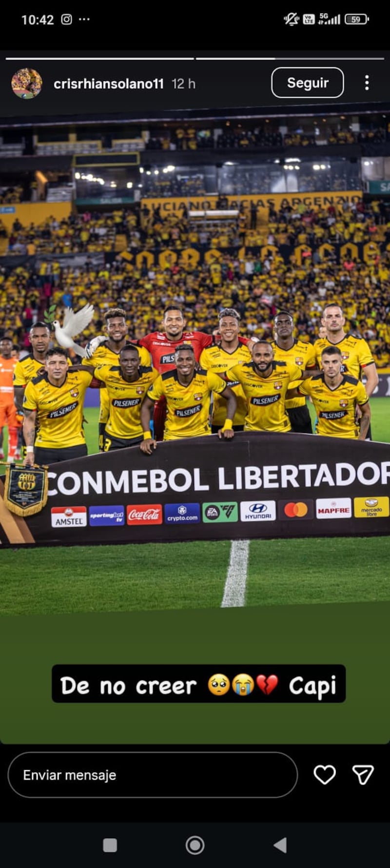 Jugadores se despiden de Mario Pineida