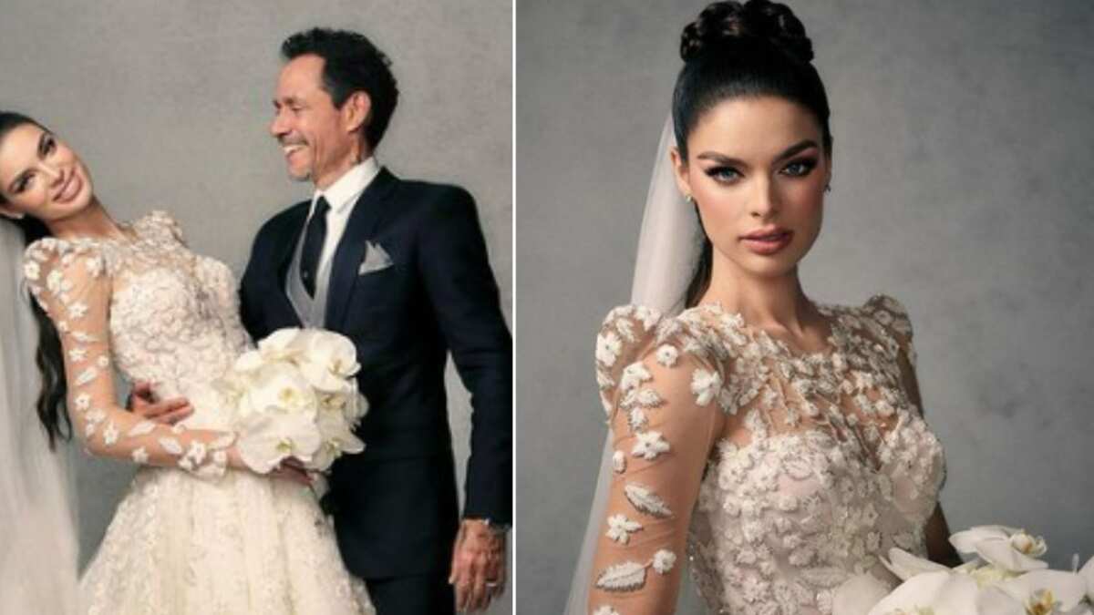 Marc Anthony en todo momento era quien le buscaba la mirada a Nadia Ferreira