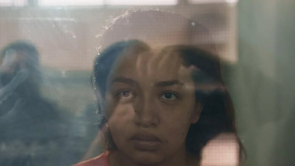 Foto de Andreína Lamota, la descuartizadora de Sauces, en la Cárcel La Roca.