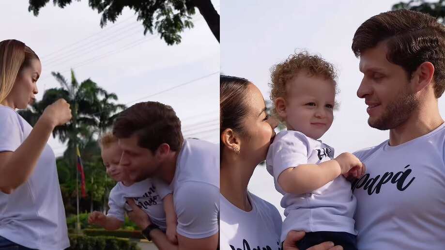 Kimberly Cedeño y Julián Campos