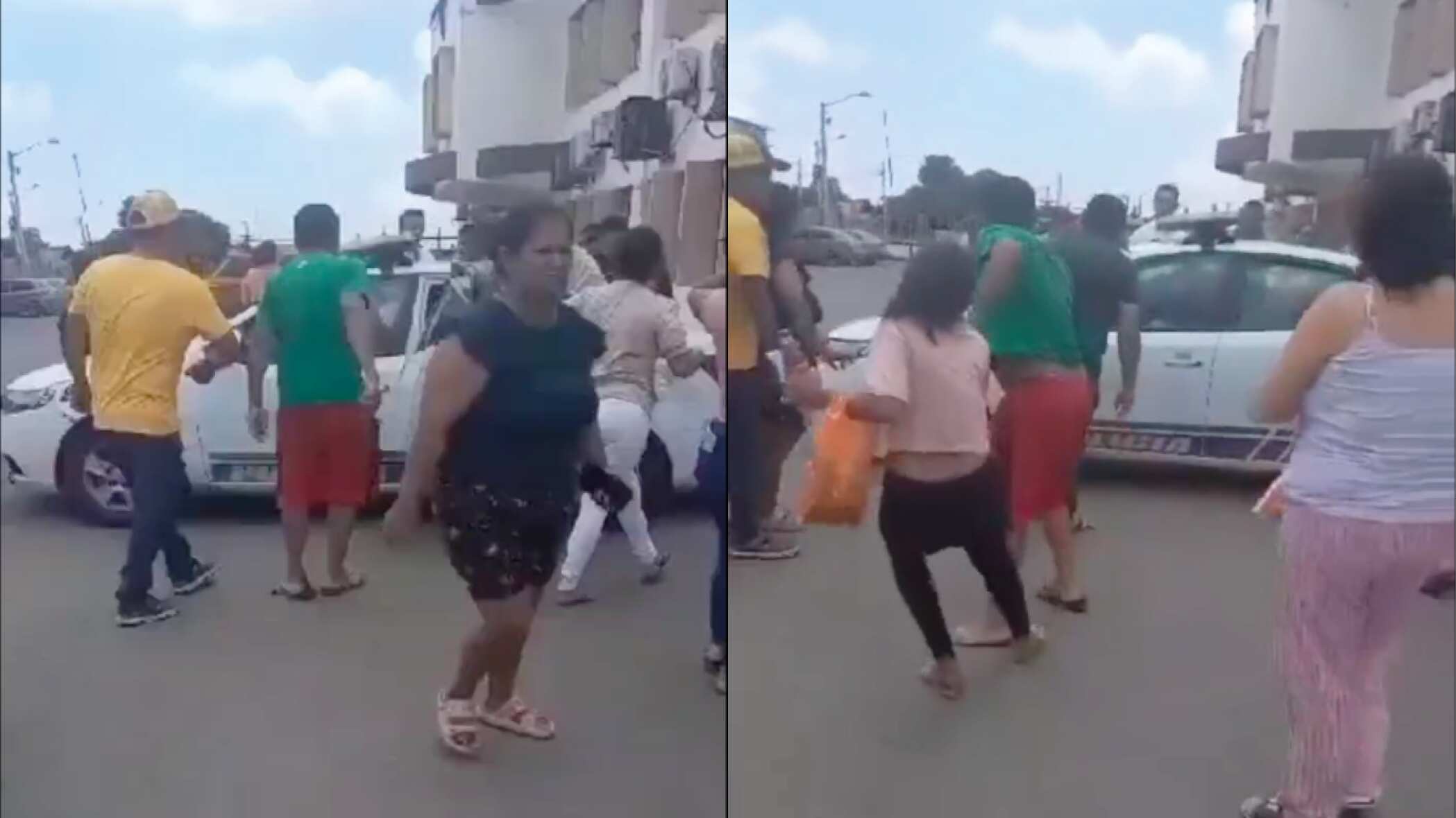 Gritos desgarradores de la familia de una mujer que falleció atropellada a causa de un taxista que se encontraba en estado etílico