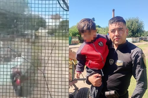 Video muestra cómo policía salvó a un niño segundos antes de ser arrollado por un tren