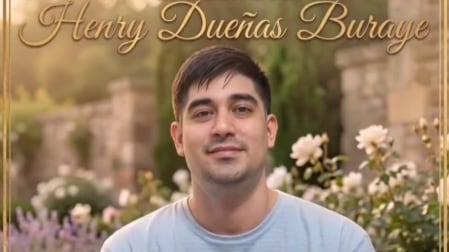 Falleció el hijo del periodista Henry Dueñas a sus 31 años