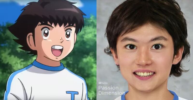 Así fue recreado el famoso personaje animado japonés